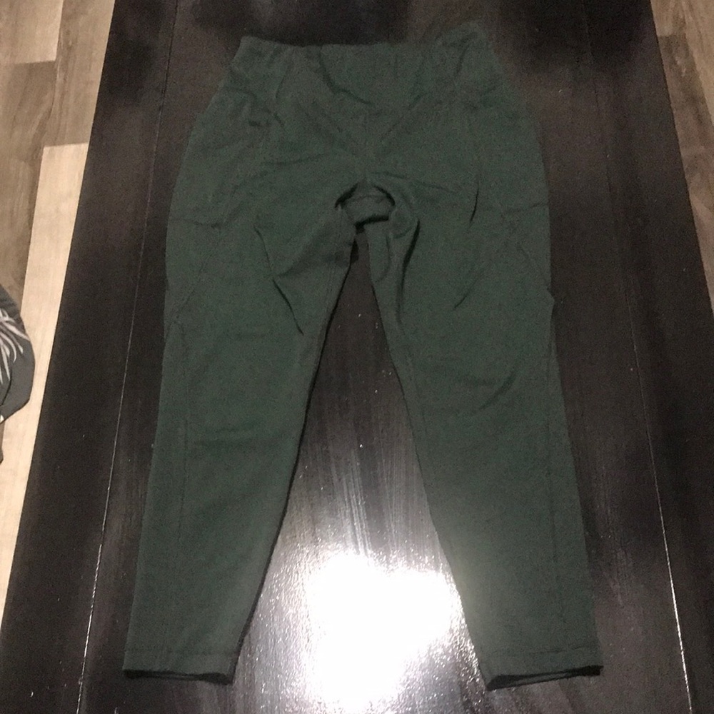 Lole Dark Green Women's Performance Leggings
